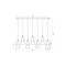 Z-Lite Aimie 7-Light Linear Chandelier, 7 in W, Brushed Nickel 828P7-7L-BN - alternate 6