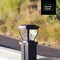 Home Zone Security Decorative LED Solar Post Cap Lights for 3.5'' x 3.5'' Posts, Black, 12PK ELI1582V - alternate 8