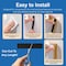 Grizzly Supply Adhesive Hook and Loop Strip, 4 in L, 1 in W, Hook and Loop Connection, Black, 6PK GS-HLAS4x1-0 - alternate 7