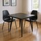 Homeroots 32" Gray Steel and Metal Square Dining Table 555145 - alternate 4