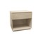 Homeroots 24" Natural Solid Wood Ribbed Texture One Drawer Nightstand 569602 - alternate 8