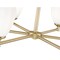 Z-Lite Oren 6-Light Chandelier, 32 in W, Modern Gold 7004-6MGLD - alternate 4