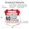 Signmission Private Property Shield Label Set No Sol, 12 Inch X 12 Inch, Aluminum Metal Sign SHI-A-12-439 - alternate 3