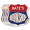 Signmission Nate's Workshop, 4 inch X 4 inch, Vinyl Decal, 5PK SHI-D-5PACK-4-489-NATE - alternate 1
