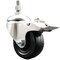 Service Caster 3.5 Inch 316SS Soft Rubber Wheel Swivel 1/2 Inch Stem Caster Total Lock Brake SCC SCC-SS316TSTTL20S3514-SRS-121315 - alternate 1