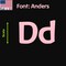 Aacc Self-Adhesive Vinyl Letter: D, Scale: 50 cm. Color: Pink Font: Anders by, 12PK AACC-Anders-UD-Pink-M50x12 - alternate 1