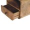 Homeroots 12" Oak Solid Wood One Drawer Floating Nightstand 653824 - alternate 8