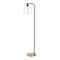 Jonathan Y Easton 60.75" Modern Minimalist Metal/Ribbed Glass LED Floor Lamp, Brass Gold/Black JYL1142A - alternate 5