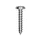 Auveco Slotted Pan Head Tapping Screw 10 x 1in Zinc, 100PK 1459 - alternate 1