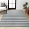 Jonathan Y Fawning Two-Tone Striped Classic Low-Pile Machine-Washable Cream/Dark Gray 3 ft. x 5 ft. Area Rug WSH304A-3 - alternate 8