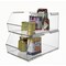 Azar Displays Large Narrow Clear Stackable Bin, 4PK 556712-4PK - alternate 5