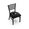 Holland Bar Stool Co BlackLogo Chair, VinylSeat L00418PhiFly-B - alternate 1