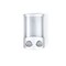 Homeroots Gray Heavy Duty Plastic Two Chamber Wall Mount Soap Dispenser 571499 - alternate 4