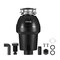 Vevor Garbage Disposal 1.25HP Continuous Food Waste Disposer 3360RPM 3-Bolt Mount JWM-931 - alternate 1