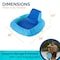 Swimways Swimways Blue Fabric/Mesh Inflatable Mattress Floating Pool Mat 6069121 - alternate 2