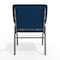 Flash Furniture Hercules Church Chair, Blue Back, 21-1/4 in W 25" L 33" H, Fabric Seat FD-CH0221-4-SV-NB24-BAS-GG - alternate 6