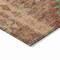 Homeroots 8' Brown Round Geometric Washable Indoor Outdoor Area Rug 607430 - alternate 5