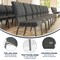 Flash Furniture Advantage Charcoal Gray Church Chair 18.5" Wide PCHT185-111 - alternate 7