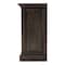 Homeroots Black Wash Three Drawer Nightstand 397617 - alternate 5