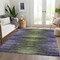 Homeroots 3' X 5' Purple Lilac And Lavender Striped Washable Indoor Outdoor Area Rug 577992 - alternate 5