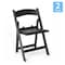 Flash Furniture HERCULES Kids Black Resin Folding Chairs with Black Vinyl Padded Seat, 2PK 2-LE-L-1K-BK-GG - alternate 8