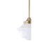 Jonathan Y Kurtz 7.2" Adjustable Drop Metal/Glass LED Pendant, Brass Gold JYL3516A - alternate 8