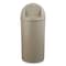 Rubbermaid Commercial 25 gal Round Indoor Plastic Can, Beige, Side Door, Polyethylene FG817088BEIG - alternate 5