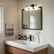 Jonathan Y Louis Parisian Globe 25" 3-Light Metal/Frosted Glass Modern Contemporary LED Vanity Light, Black JYL3536B - alternate 7