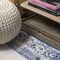 Jonathan Y Rosalia Cottage Medallion Dark blue/Ivory 8 ft. x 10 ft. Area Rug MDP403A-8 - alternate 5