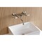 Kingston Brass Double-Handle Wall Mount Bathroom Faucet, Brushed Nickel KS2118PL - alternate 4
