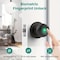 Wrightmaster 3 in 1 Corded Stainless Steel Smart Lock Deadbolt, Keyless Entry Door Lock with Fingerprint, APP in ZR-S10Y-BK - alternate 4