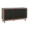 Homeroots 60" Brown and Charcoal Distressed Wood Sideboard with Four Doors 568405 - alternate 6
