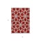 Homeroots 3' X 5' Red And Ivory Geometric Washable Indoor Outdoor Area Rug 613043 - alternate 7