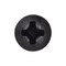 Auveco #8 x 3/4in Phillips Oval Head Tapping Screw Black Oxide, 100PK 10165 - alternate 2