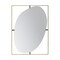 Homeroots 40" Gold Iron Framed Accent Mirror 485093 - alternate 1