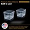 Azar Displays Diamond Tote with Lid, Medium, 2PK 556912-2PK - alternate 5