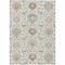 Homeroots 3' X 5' Ivory Brown And Gray Damask Washable Indoor Outdoor Area Rug 599424 - alternate 6