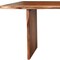 Homeroots 60" Brown Solid Wood Live Edge Dining Bench 565289 - alternate 6