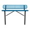 Leisure Craft Bench/Back, Ingroud Mount, 6ft., Blue B6WBIG-BLUE - alternate 1