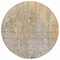 Homeroots 8' Beige Gray And Taupe Round Abstract Washable Indoor Outdoor Area Rug 577225 - alternate 3