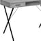 Homeroots 42" Gray and Black Computer Desk With Two Drawers 489880 - alternate 4