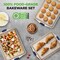 Nutrichef 3‑Piece Non‑Toxic Cookie Sheets for Baking NCSBSG63 - alternate 5
