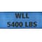 Mytee Products 4in x 5ft Roll Off Container Blue Winch Strap w/Large Flat Hook, 5,400 lbs WLL, 2PK WS4x5CH-Bx2 - alternate 7