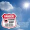 Signmission Pacemaker Wearers Shield Sign Danger! At, 18 Inch X 18 Inch, Plastic Sign SHI-P-18-428 - alternate 4