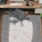 World Rug Gallery Blue and Ivory Medallion Rug - Machine Washable, Flat Pile, Family Friendly 4 ft x 6 ft WR172BLUE4X6 - alternate 1