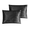 Homeroots Black Queen Polyester 180 Thread Count Washable Down Comforter Set 528953 - alternate 6