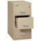 Fireking 17-3/4" W 3 Drawer File Cabinet, Parchment, Letter 3-1831-CPA - alternate 3