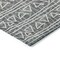 Homeroots 9' X 12' Charcoal Gray And Ivory Geometric Washable Indoor Outdoor Area Rug 583484 - alternate 8