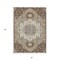 Homeroots 5' X 8' Chocolate Beige And Gray Oriental Washable Indoor Outdoor Area Rug 596621 - alternate 8