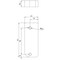 Siemens mounting plate for RFID safety switch with tumbler 3SE64. for doors that are 3SX5600-1F - alternate 3